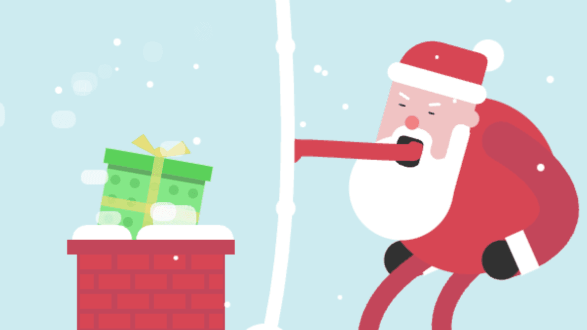 圣诞老人舔“铁”