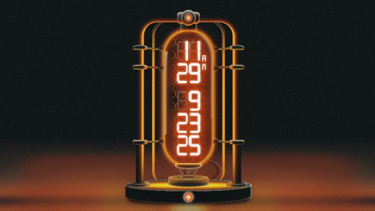 一个科幻风时钟