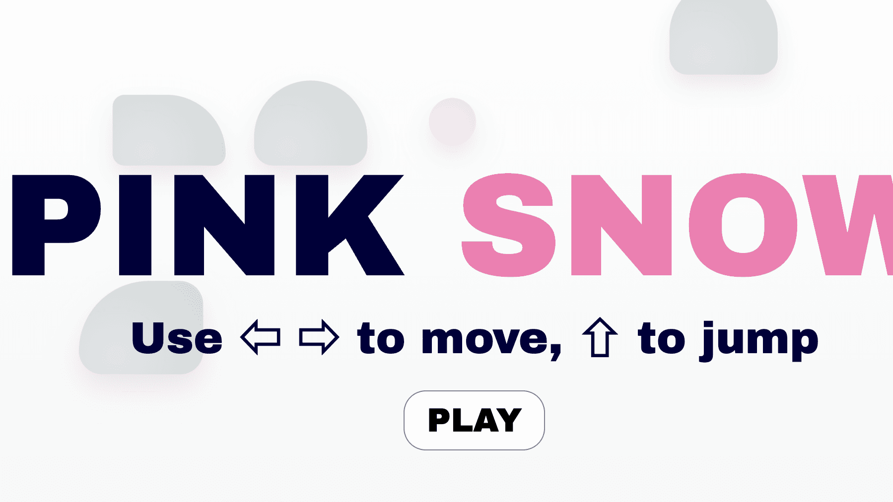 雪球跳跃闯关游戏