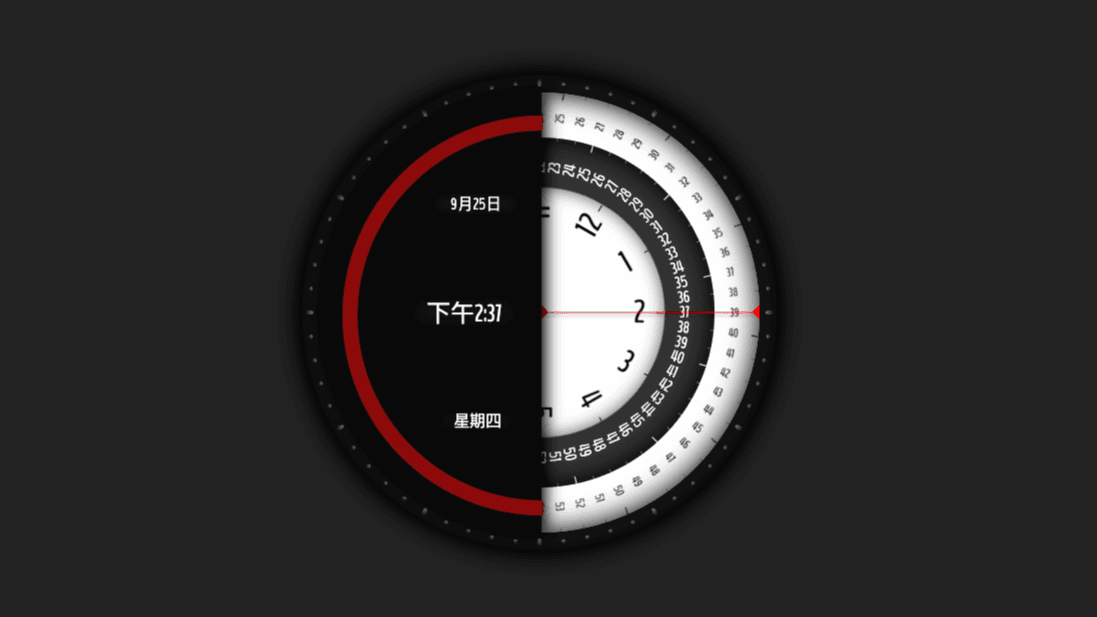 模拟数字时钟