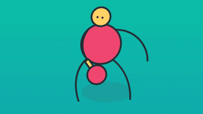 打乒乓球运动一下